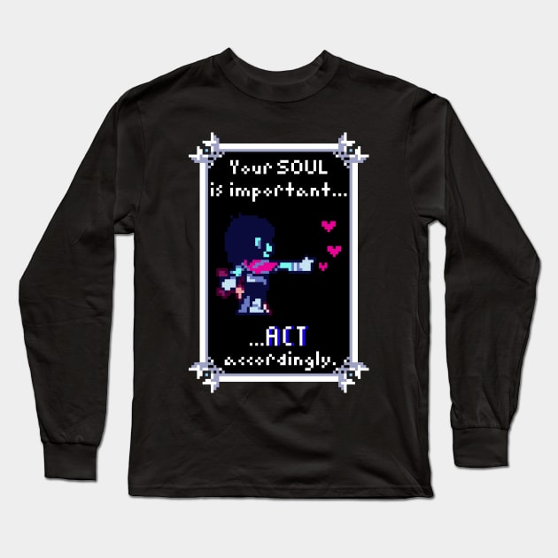 Kris- Inspirational Acting Long Sleeve T-Shirt by JoeyTheBoey